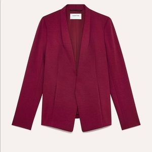 Aritzia Keith Blazer Burgundy